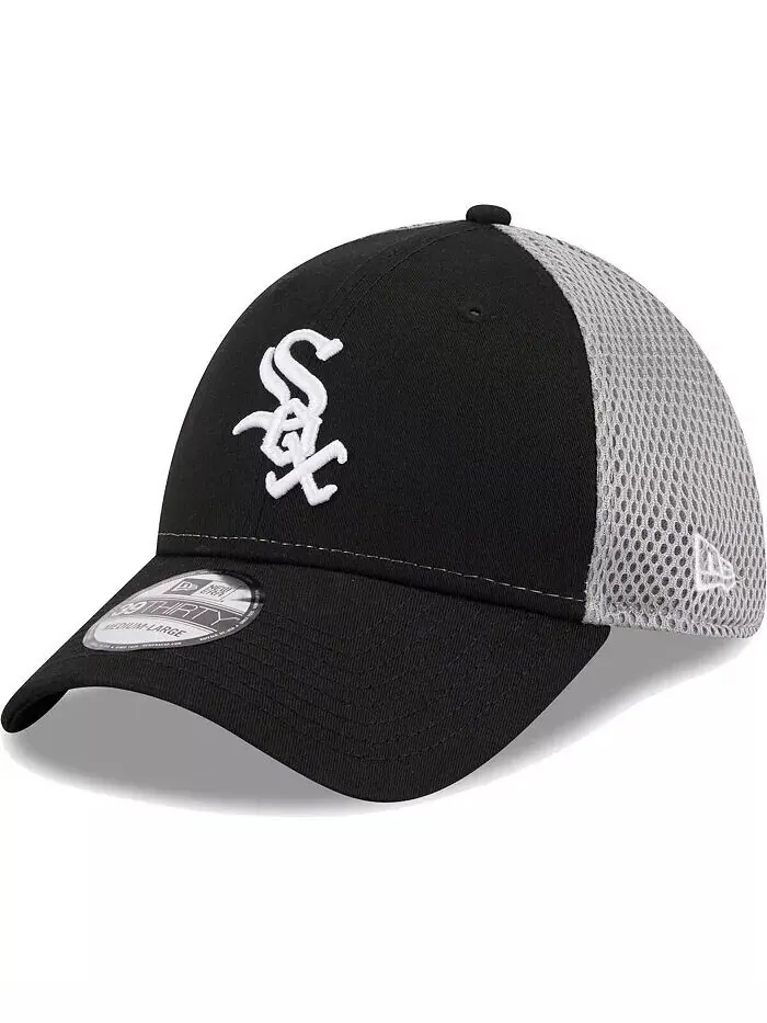 Мужская черная кепка Chicago White Sox Team Neo 39THIRTY Flex Hat New Era