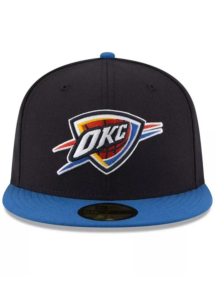 Кепка приталенного кроя Oklahoma City Thunder Basic 2 тона 59FIFTY New Era — изображение 2 из 4