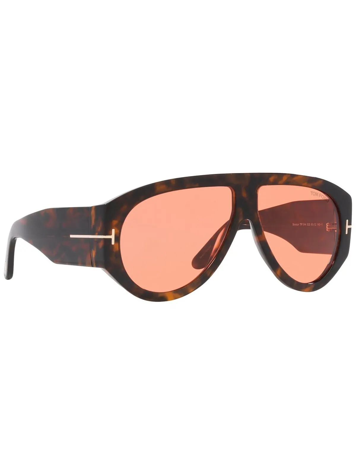 Мужские солнцезащитные очки FT1044 60, TR00151060-X Tom Ford — изображение 4 из 10, коричневый
