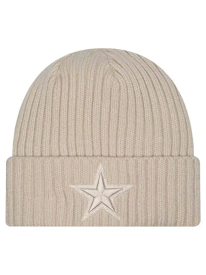 Мужская вязаная шапка Stone Dallas Cowboys Color Pack с манжетами New Era