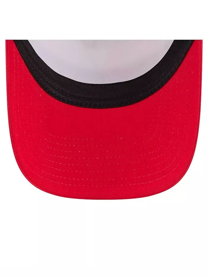 Мужская белая/красная кепка Kansas City Chiefs Sport Night Color Block 9FORTY A-Frame Trucker — изображение 2 из 5