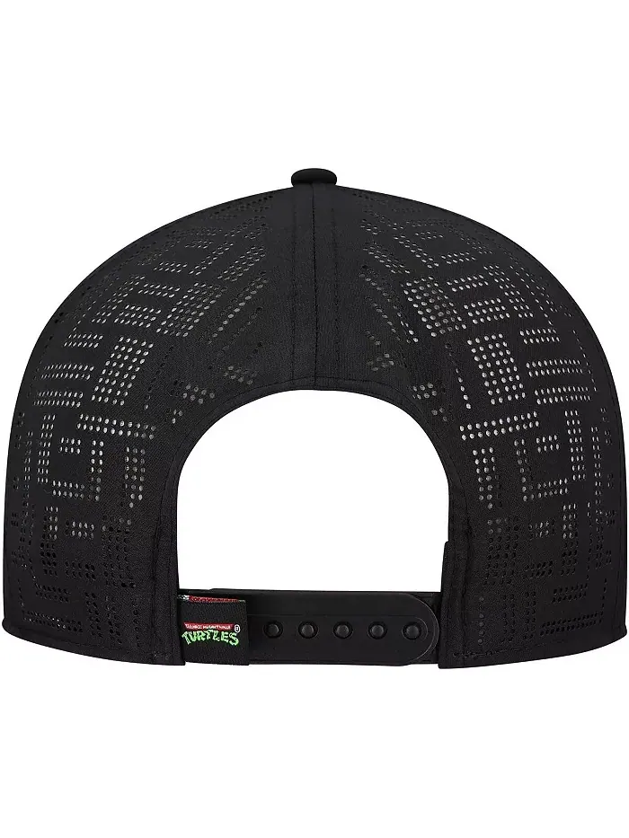 Мужская черная бейсболка 9FIFTY Snapback с вышивкой Teenage Mutant Ninja Turtles и шнуровой — изображение 2 из 4