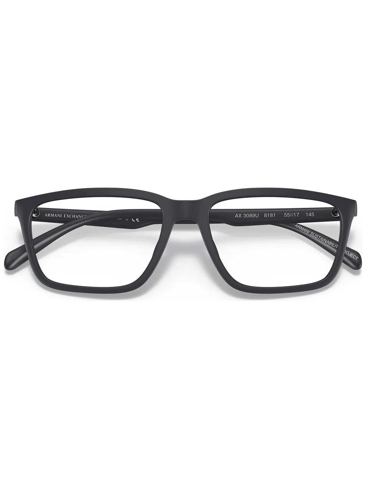 Мужские очки-подушки AX3097 Armani Exchange — изображение 4 из 6, синий