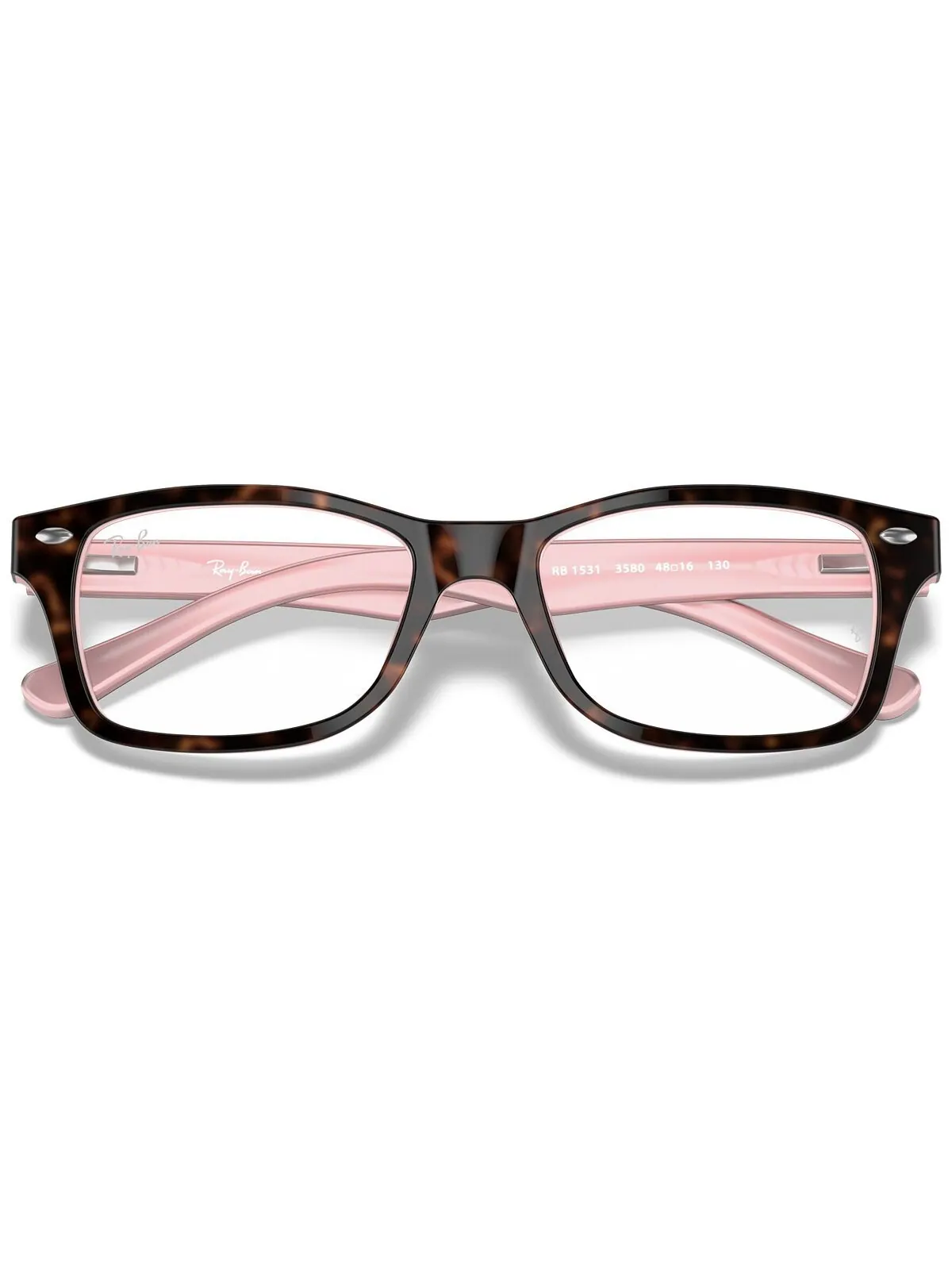 RY1531 Детские квадратные очки Ray-Ban Jr — изображение 5 из 7, черный
