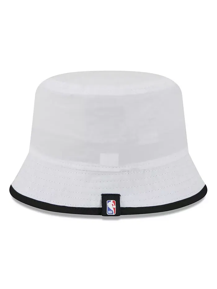 Мужская бело-черная нейлоновая бейсболка Chicago Bulls 2025 NBA Draft New Era — изображение 4 из 4