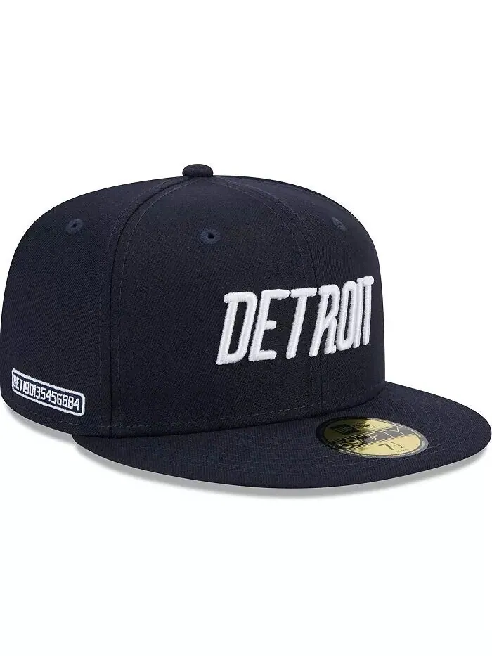 Мужская темно-синяя бейсболка Detroit Tigers 2024 City Connect 59FIFTY Fitted New Era