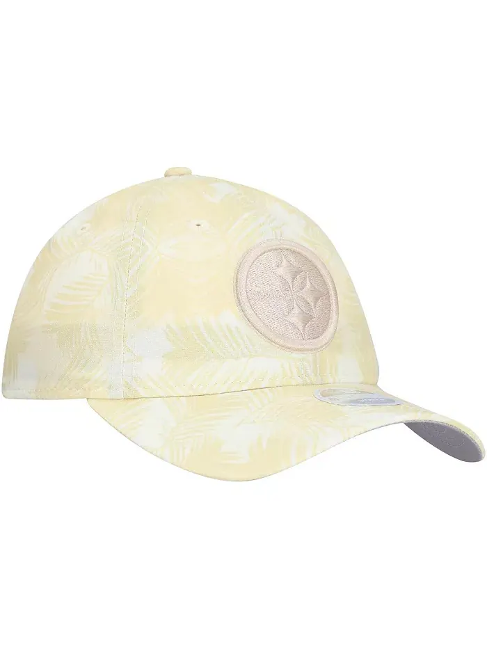 Женская регулируемая кепка Pittsburgh Steelers Frond 9TWENTY, кремовая New Era — изображение 4 из 4