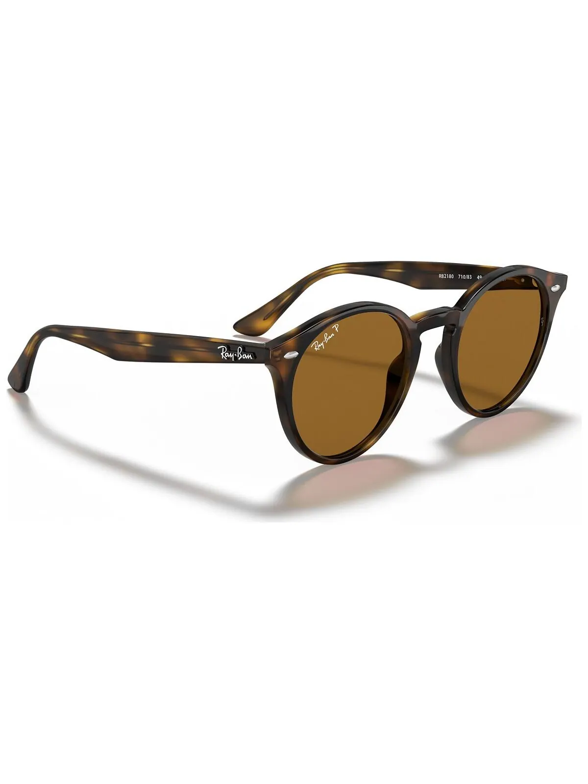 Поляризационные солнцезащитные очки, RB2180 Ray-Ban — изображение 3 из 6, коричневый