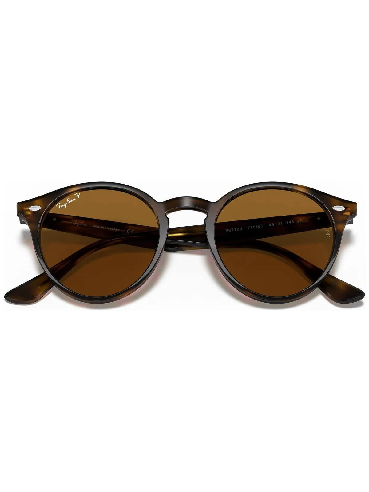 Поляризационные солнцезащитные очки, RB2180 Ray-Ban — изображение 5 из 6, коричневый