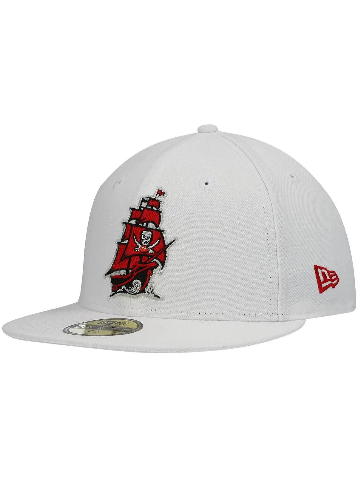 Мужская белая приталенная шляпа Tampa Bay Buccaneers Omaha с альтернативным логотипом 59FIFTY New — изображение 1 из 4, белый
