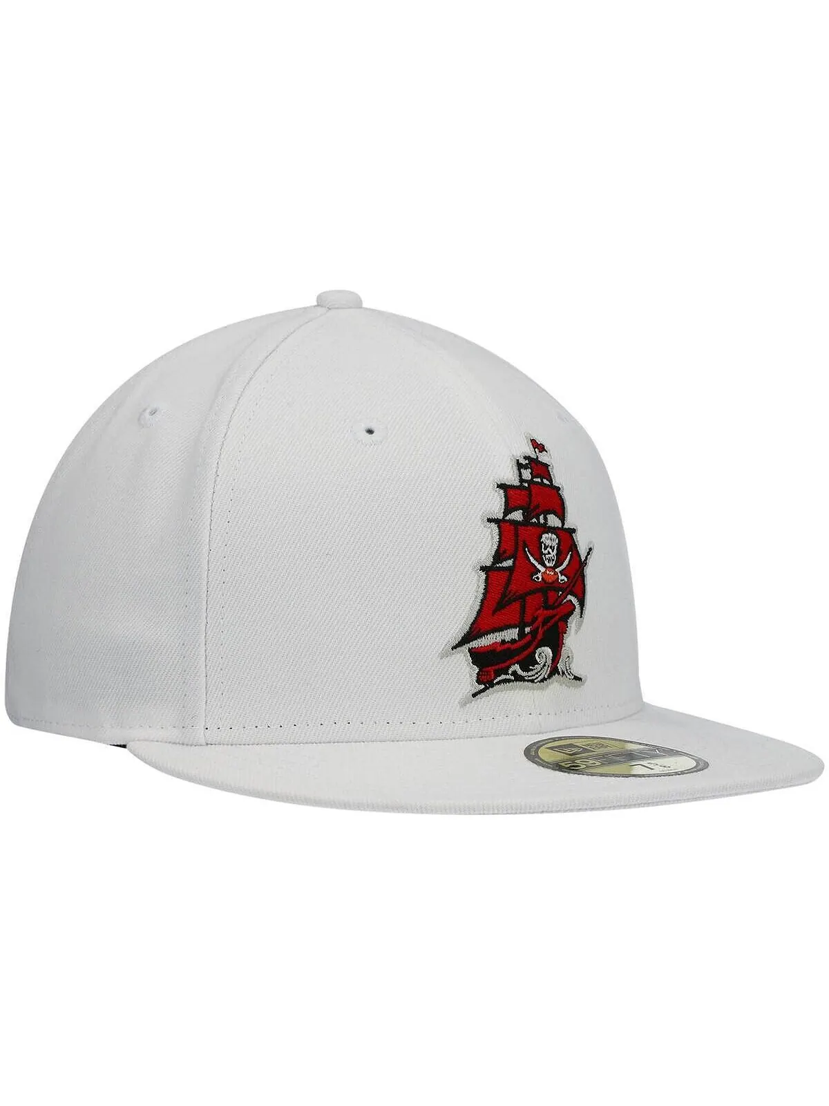 Мужская белая приталенная шляпа Tampa Bay Buccaneers Omaha с альтернативным логотипом 59FIFTY New — изображение 2 из 4, белый