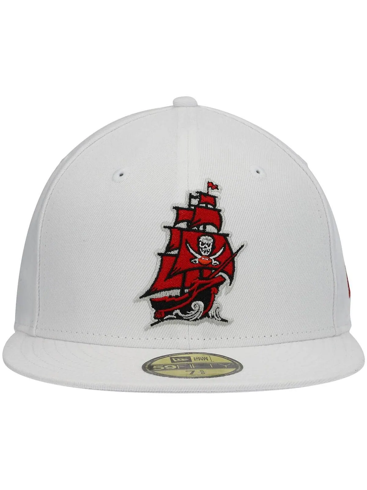 Мужская белая приталенная шляпа Tampa Bay Buccaneers Omaha с альтернативным логотипом 59FIFTY New — изображение 4 из 4, белый