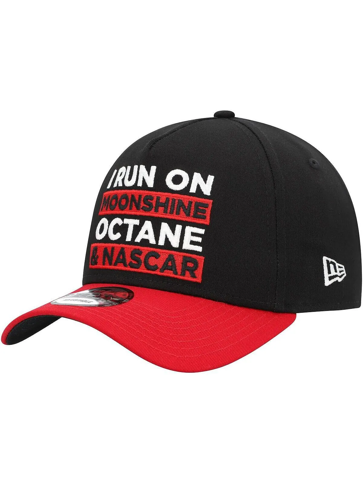 Мужская черная, алая кепка NASCAR 9FORTY Trucker Snapback с А-образной рамкой New Era