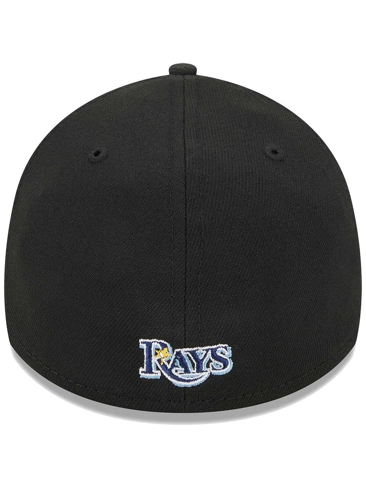 Мужская черная кепка с логотипом Tampa Bay Rays 39THIRTY Flex New Era — изображение 4 из 4, черный