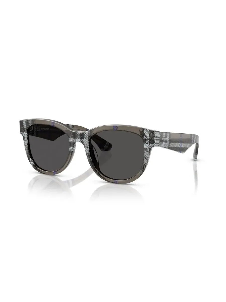 Женские круглые солнцезащитные очки, BE4432U Burberry, Check Lichen
