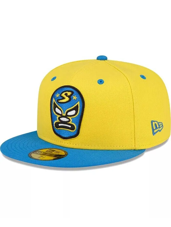 Мужская желтая приталенная шляпа Sacramento River Cats Copa De La Diversion 59FIFTY New Era