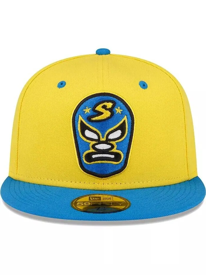 Мужская желтая приталенная шляпа Sacramento River Cats Copa De La Diversion 59FIFTY New Era — изображение 2 из 4