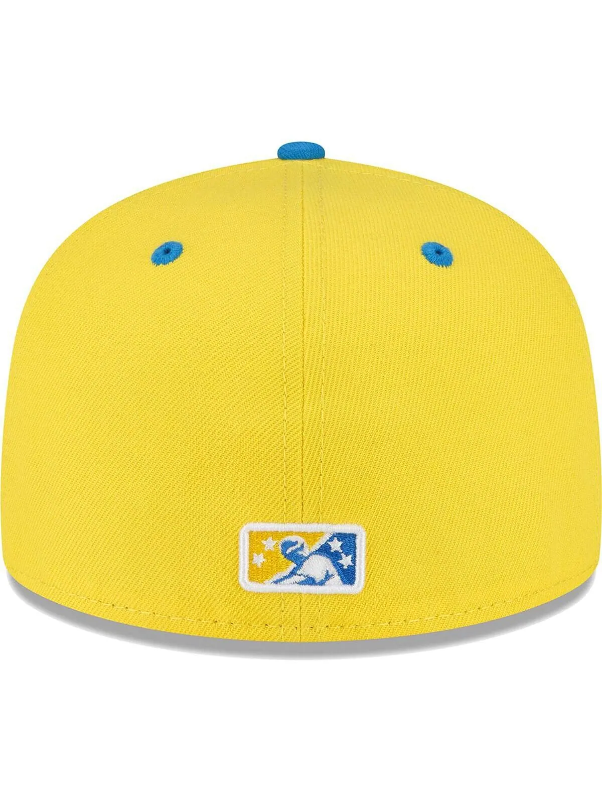 Мужская желтая приталенная шляпа Sacramento River Cats Copa De La Diversion 59FIFTY New Era — изображение 4 из 4, желтый