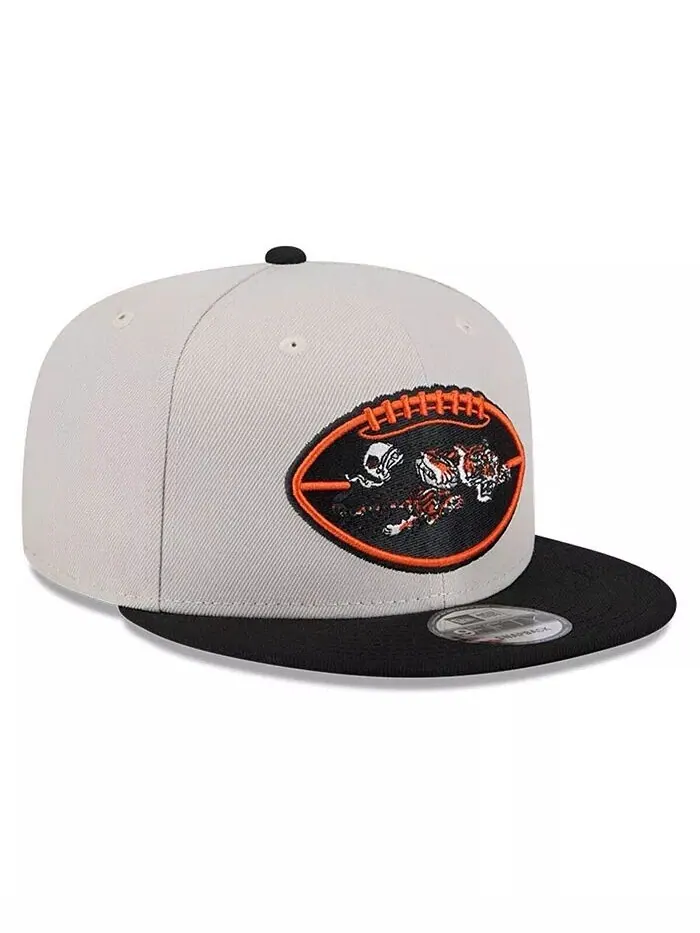 Мужская бейсболка-кепка Cincinnati Bengals 2024 Sideline Historic 9FIFTY цвета Stone/Black New Era — изображение 3 из 4
