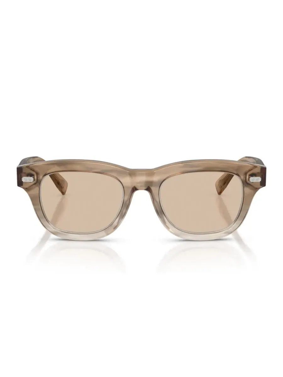 Очки квадратные из ацетата BC3017 Brunello Cucinelli, Fango Striato — изображение 2 из 6