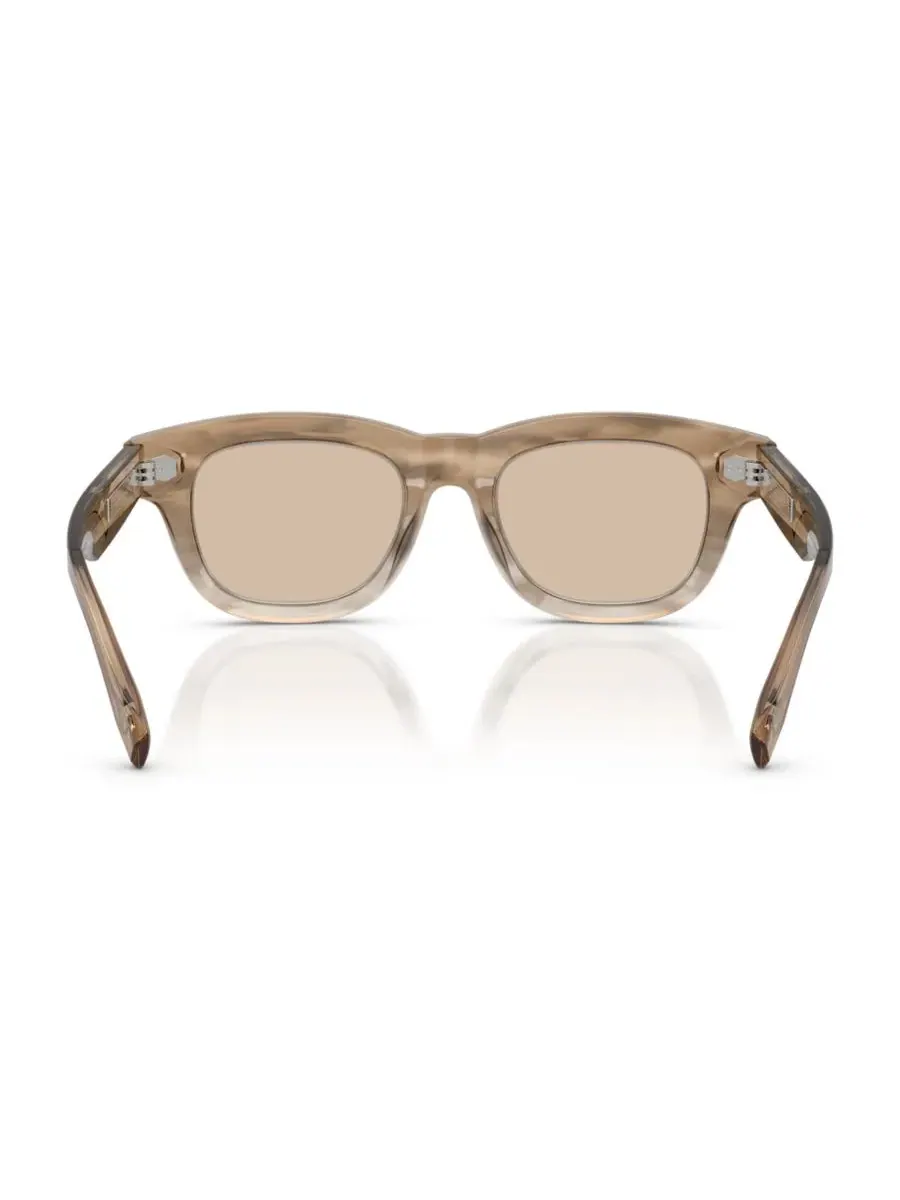 Очки квадратные из ацетата BC3017 Brunello Cucinelli, Fango Striato — изображение 4 из 6