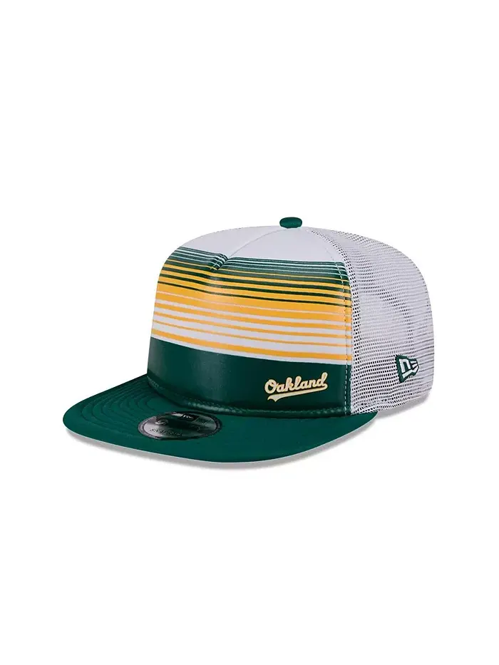 Мужская зеленая бейсболка Oakland Athletics Cooperstown Collection Team Horizon 9FIFTY A-Frame