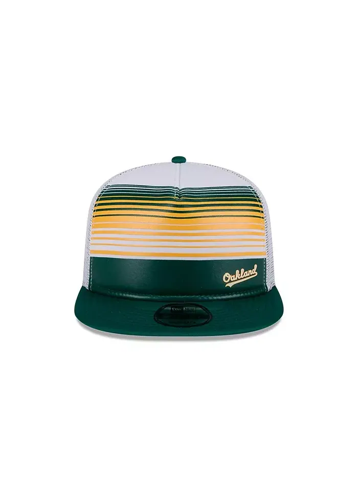 Мужская зеленая бейсболка Oakland Athletics Cooperstown Collection Team Horizon 9FIFTY A-Frame — изображение 2 из 4