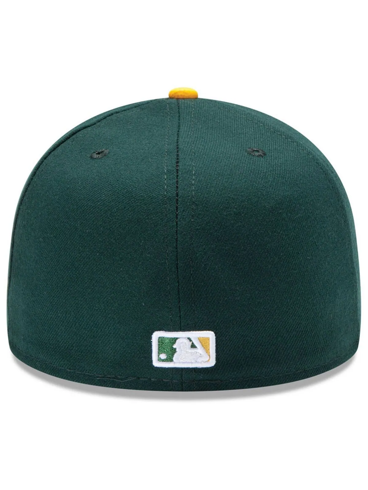 Кепка приталенного кроя Oakland Athletics Authentic Collection 59FIFTY New Era — изображение 4 из 4, зеленый/желтый