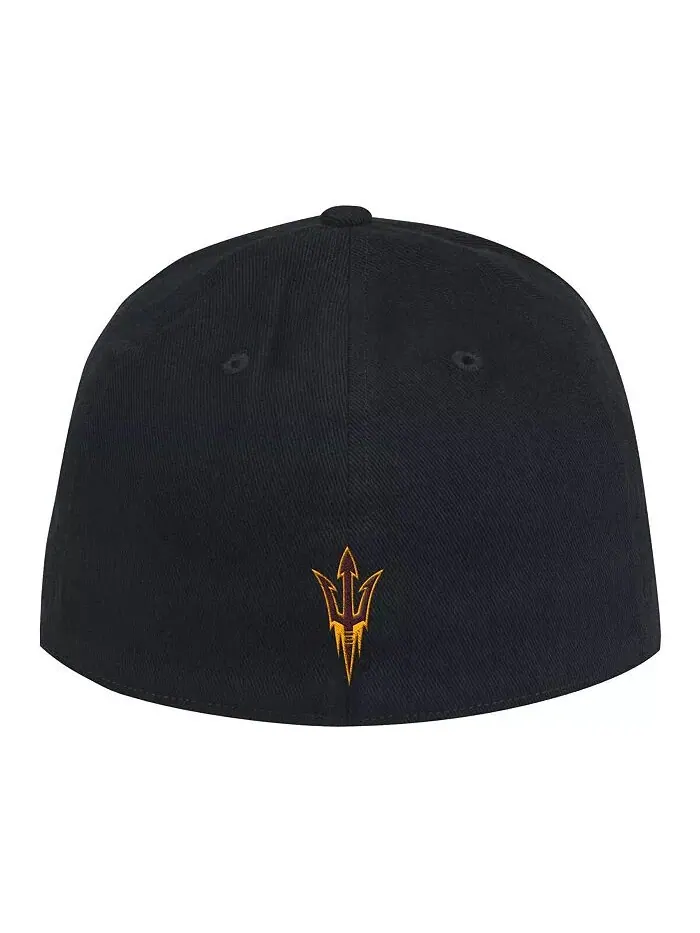 Мужская черная кепка Arizona State Sun Devils Chant Flex adidas — изображение 2 из 2
