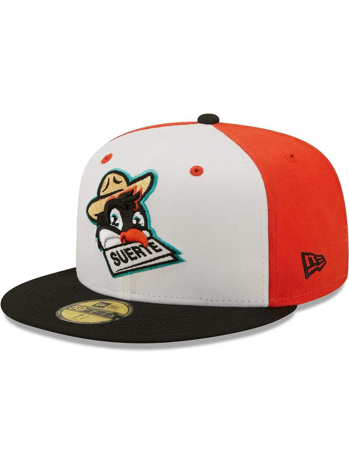 Мужская белая, черная приталенная шляпа Pajaritos de Norfolk Copa De La Diversion 59FIFTY New Era