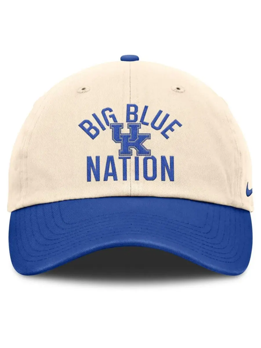 Кепка Nike Primetime Club с вышивкой Kentucky Wildcats, Natural Royal — изображение 2 из 4