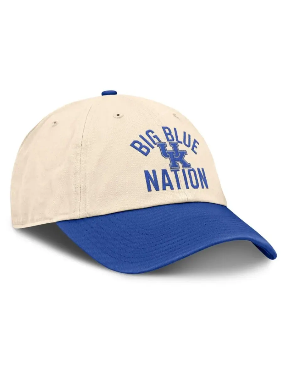 Кепка Nike Primetime Club с вышивкой Kentucky Wildcats, Natural Royal — изображение 3 из 4