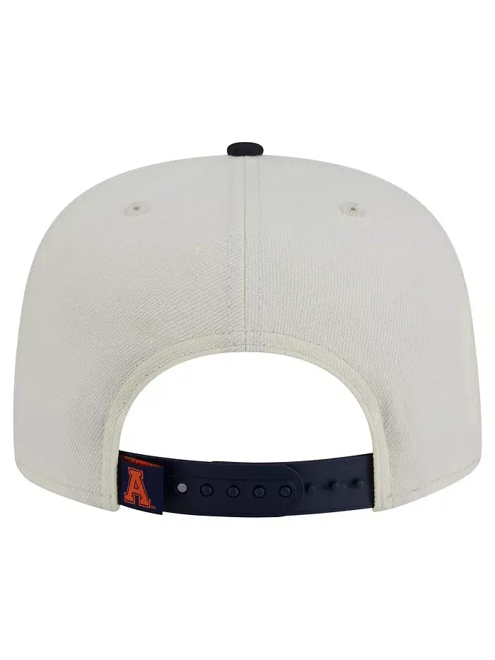 Мужская белая бейсболка Auburn Tigers Collegiate 9FIFTY A-Frame Snapback New Era — изображение 4 из 4