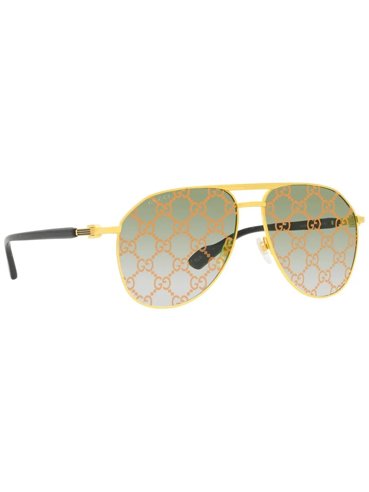 Мужские солнцезащитные очки, GG1220S Gucci — изображение 6 из 9, золотистый