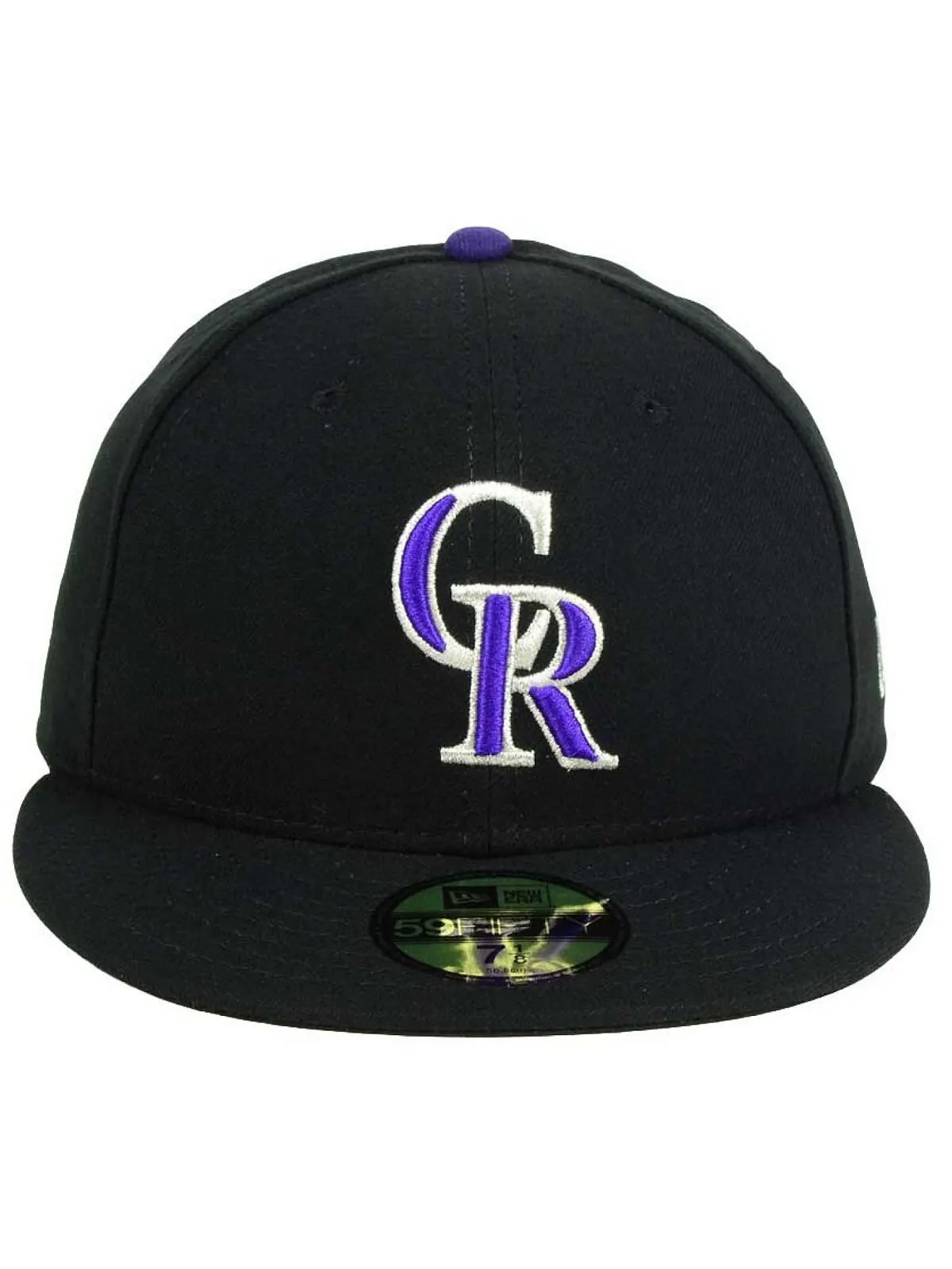 Кепка Colorado Rockies Authentic Collection 59FIFTY New Era — изображение 2 из 6, черный