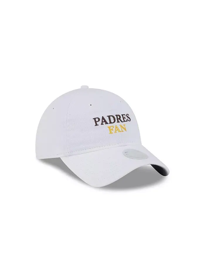 Женская белая регулируемая кепка 9TWENTY для болельщиков команды San Diego Padres New Era — изображение 4 из 5