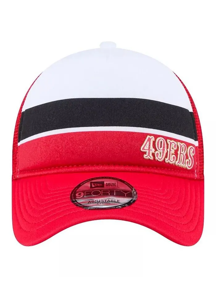 Кепка Trucker Adjustable для больших мальчиков и девочек Scarlet San Francisco 49ers Sport Night — изображение 5 из 5