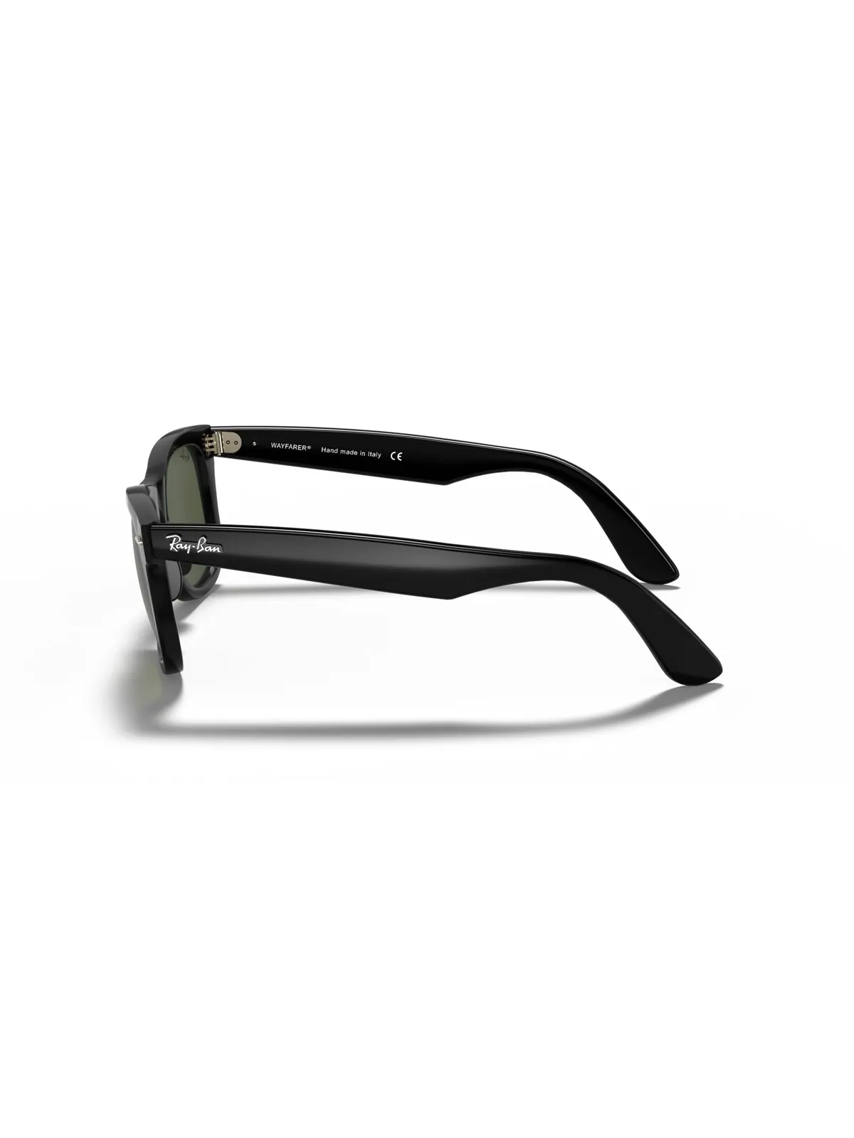 Солнцезащитные очки Ray-Ban Wayfarer Ease RB4340 — изображение 2 из 6, черный/-зеленый