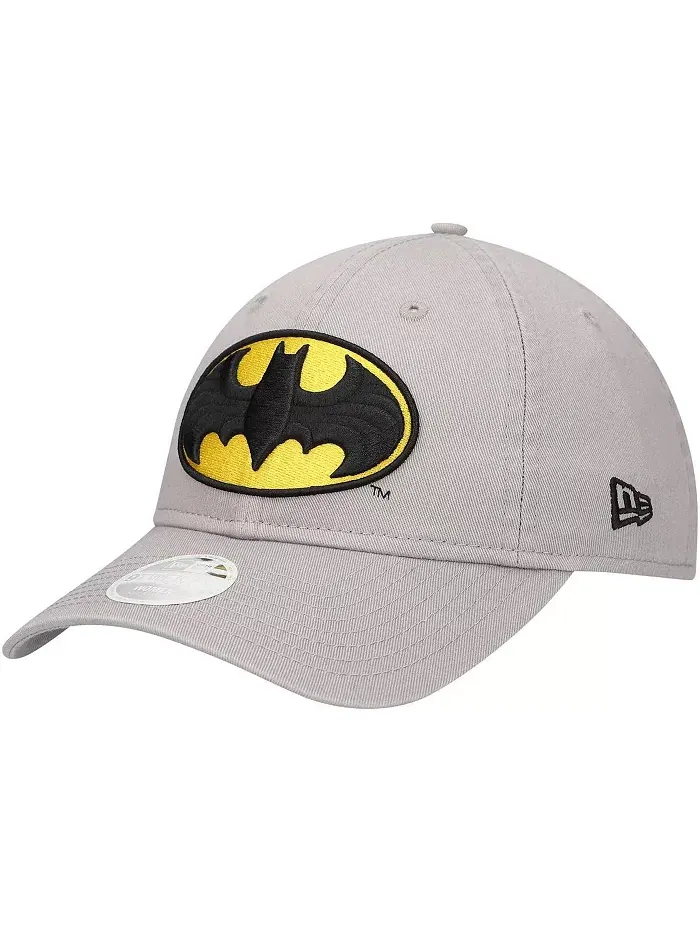 Женская регулируемая кепка 9TWENTY Batman серого цвета New Era