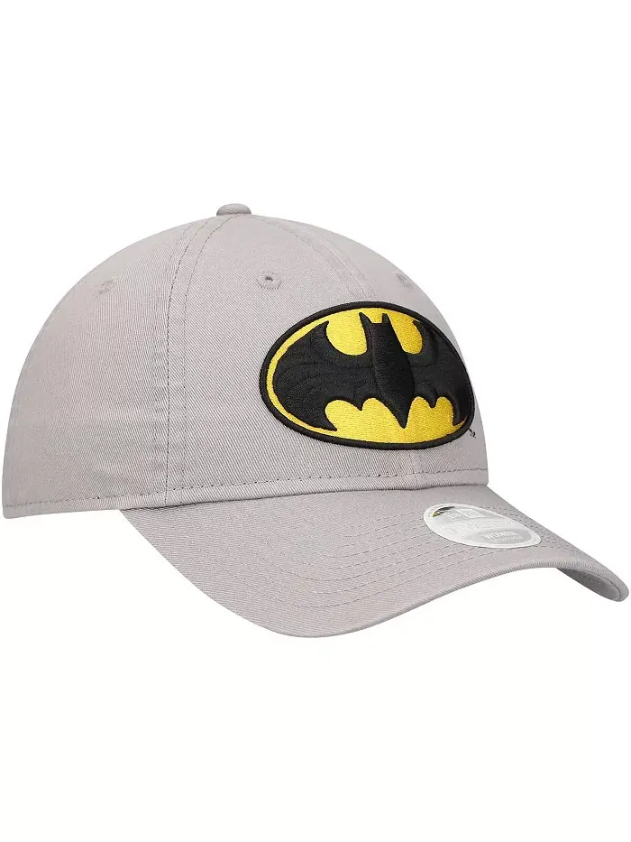 Женская регулируемая кепка 9TWENTY Batman серого цвета New Era — изображение 3 из 4