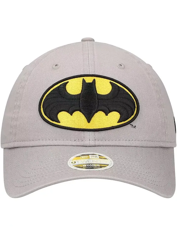 Женская регулируемая кепка 9TWENTY Batman серого цвета New Era — изображение 4 из 4