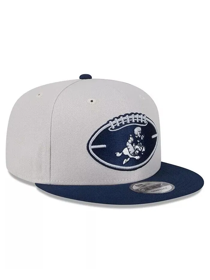Мужская бейсболка-кепка Dallas Cowboys Sideline Historic 9FIFTY цвета Stone/Temy 2024 года New Era — изображение 4 из 4
