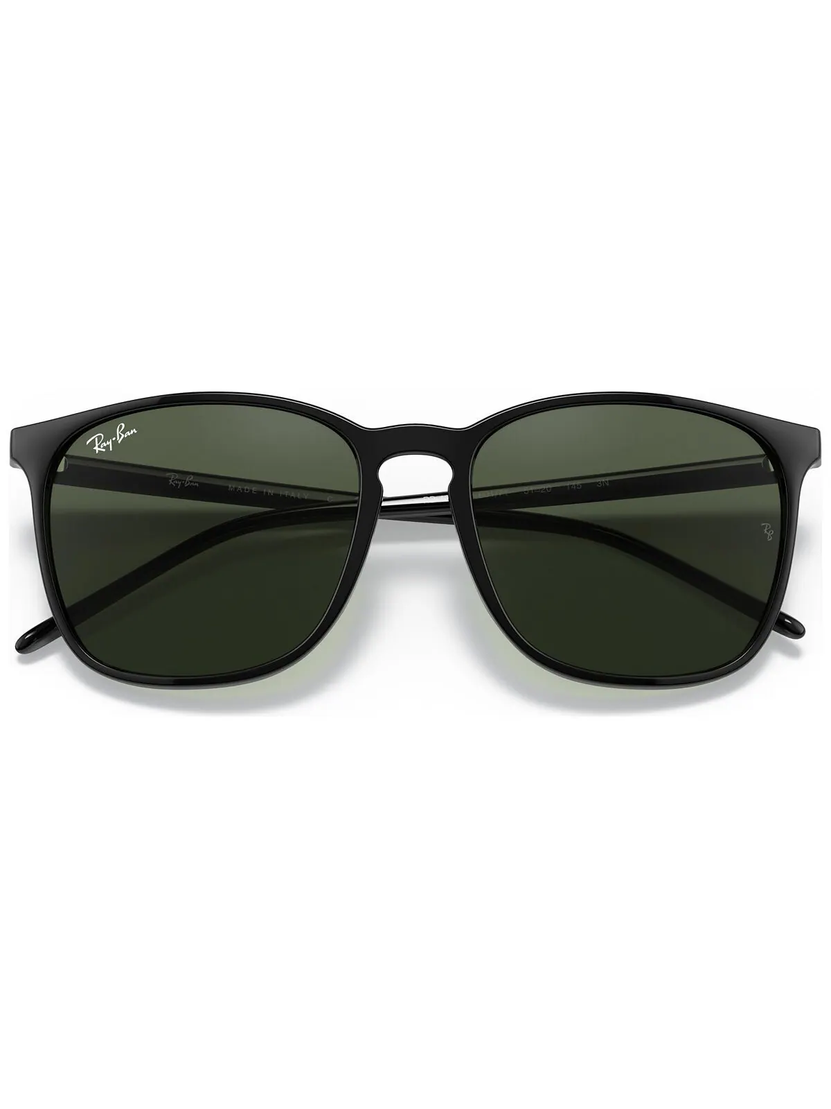 Солнцезащитные очки унисекс, RB4387 Ray-Ban — изображение 5 из 6, черный/зеленый