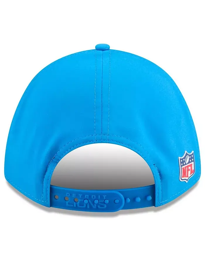 Регулируемая бейсболка Blue Detroit Lions 2025 Sideline 9FORTY для больших мальчиков и девочек New — изображение 2 из 5
