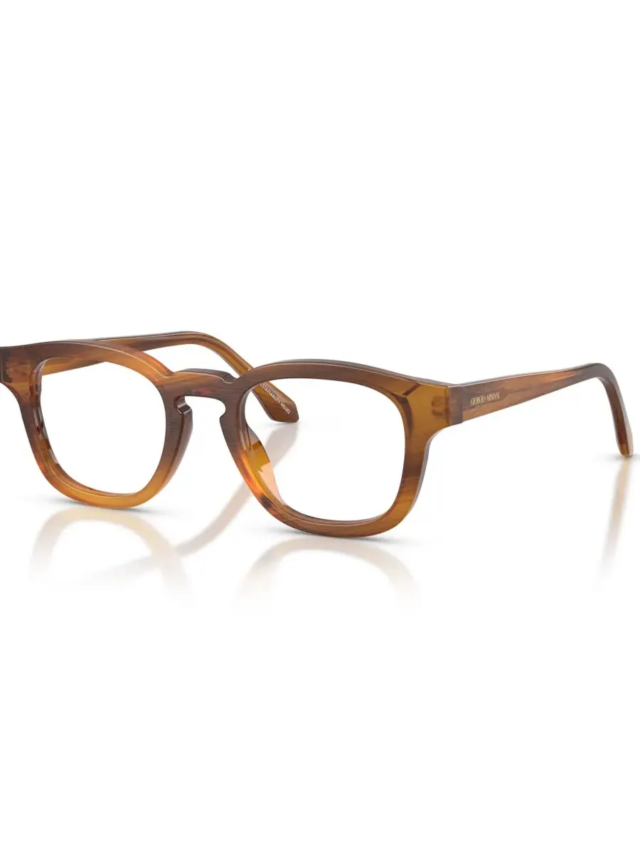 Очки-подушки унисекс, AR7291U Giorgio Armani, Striped Honey