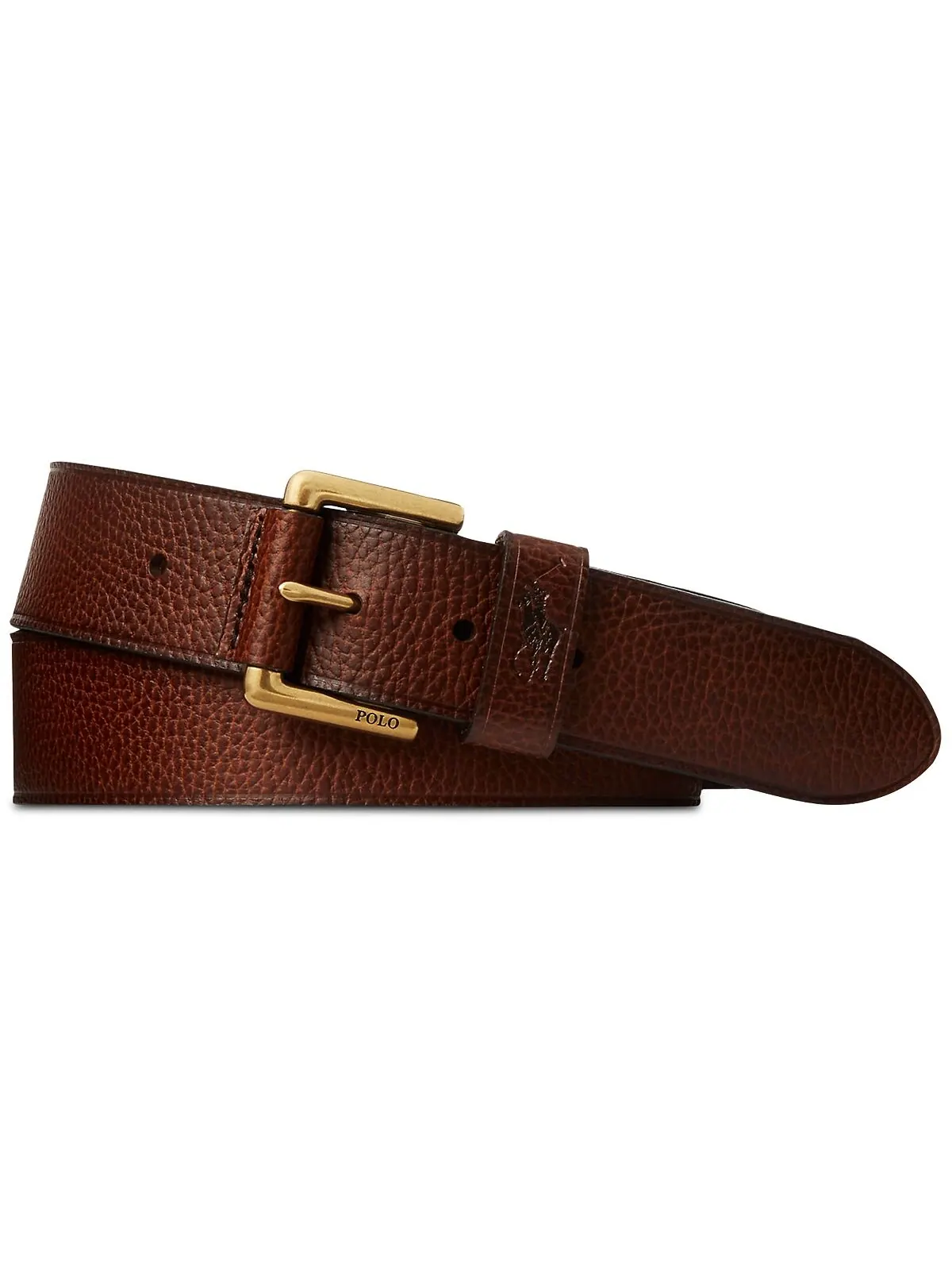 Мужской фирменный кожаный ремень пони Polo Ralph Lauren