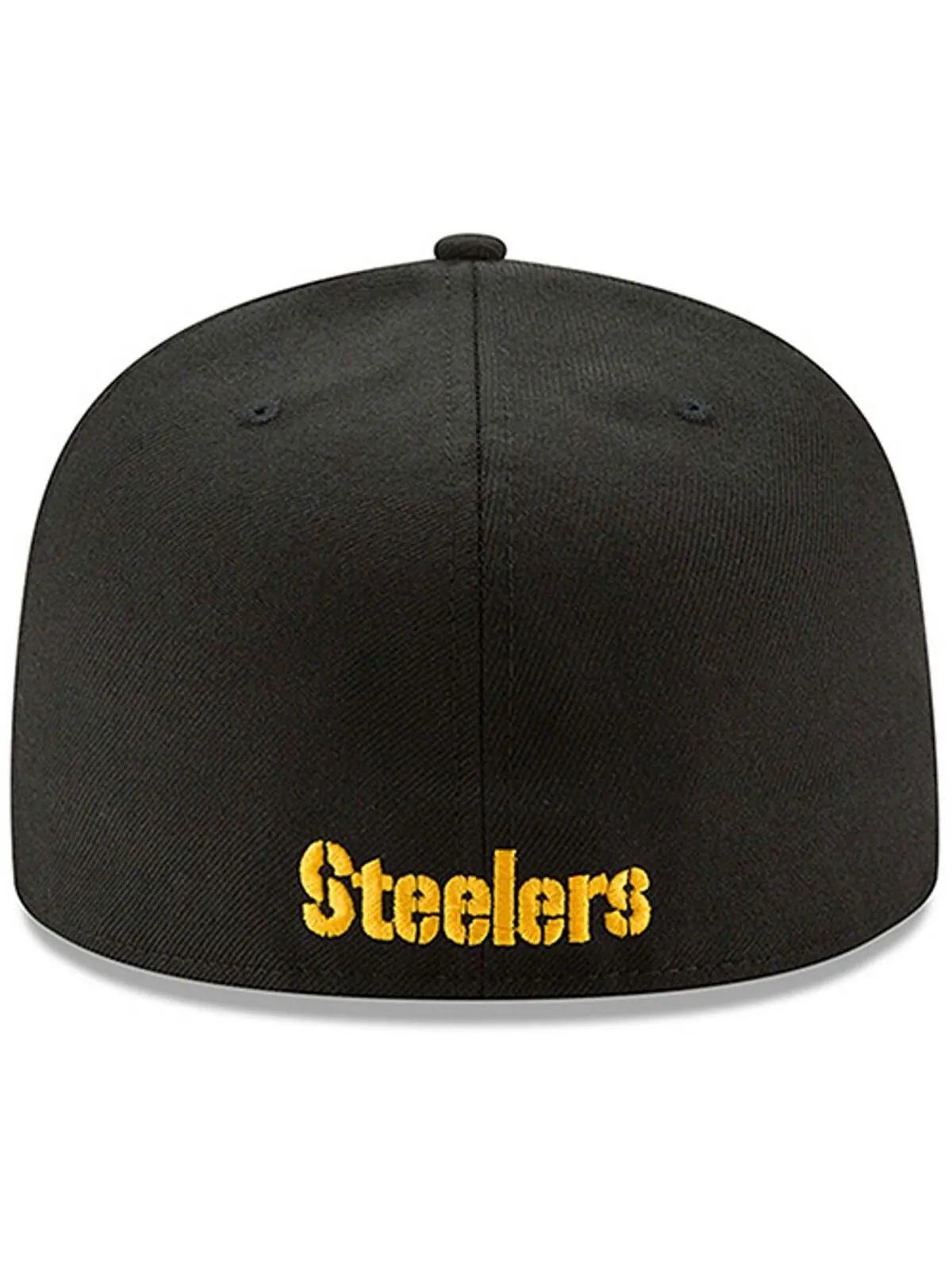 Мужская черная приталенная кепка Pittsburgh Steelers Omaha 59FIFTY New Era — изображение 2 из 4, черный