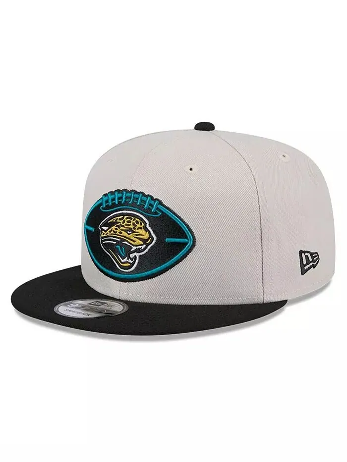 Мужская бейсболка-кепка 9FIFTY Sideline Historic 9FIFTY цвета Stone/Black от Jacksonville Jaguars