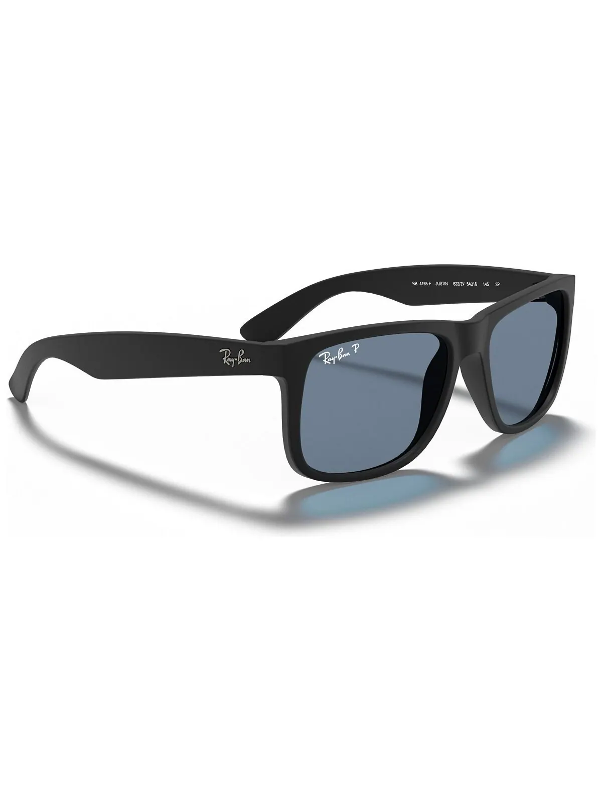 Поляризационные солнцезащитные очки Ray-Ban Justin Classic RB4165, размер 55 — изображение 4 из 7, черный