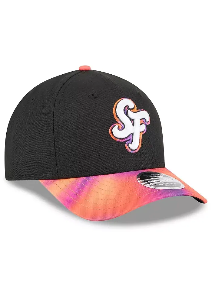Мужская черно-оранжевая регулируемая кепка San Francisco Giants 2025 City Connect 9FORTY M-Crown — изображение 2 из 5